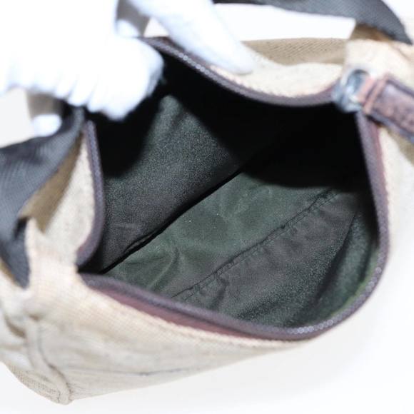 PRADA Hand Bag Canvas Beige Auth 87677 - Picture 11 of 16